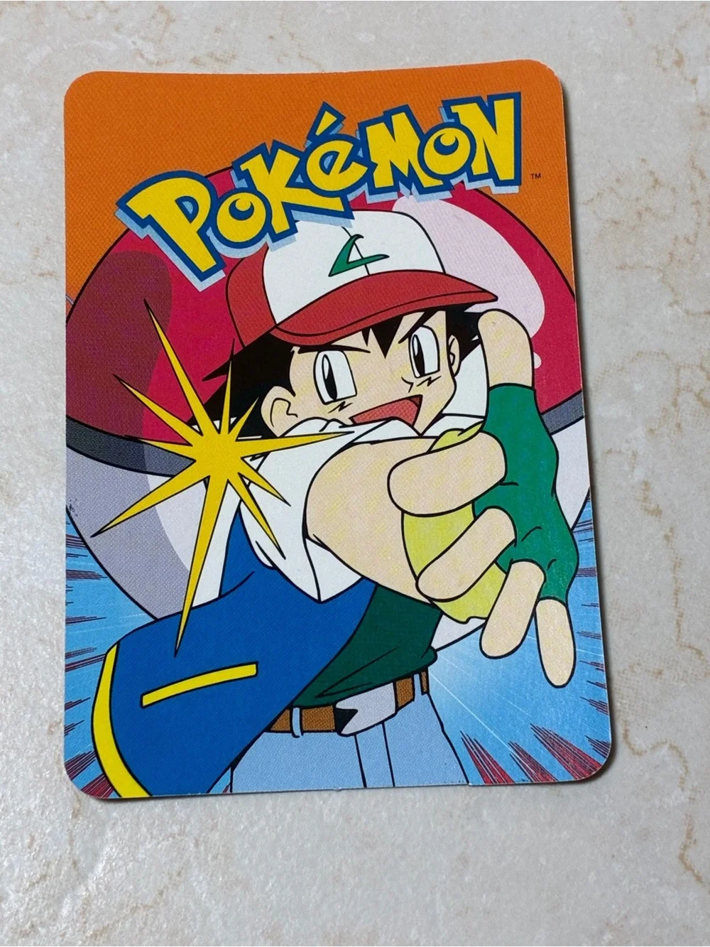Vintage 1999/2000 Pokémon Gastly #092 Prism Vending Sticker.